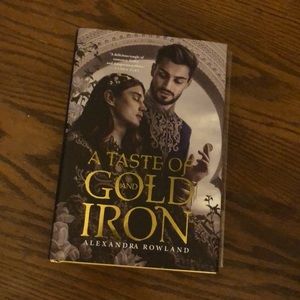 NEW A Taste of Gold and Iron with matching bookmark